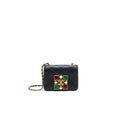 CHANEL SMALL FLAP BAG WITH CALFSKIN, PEARL , RESIN BLACK GHW