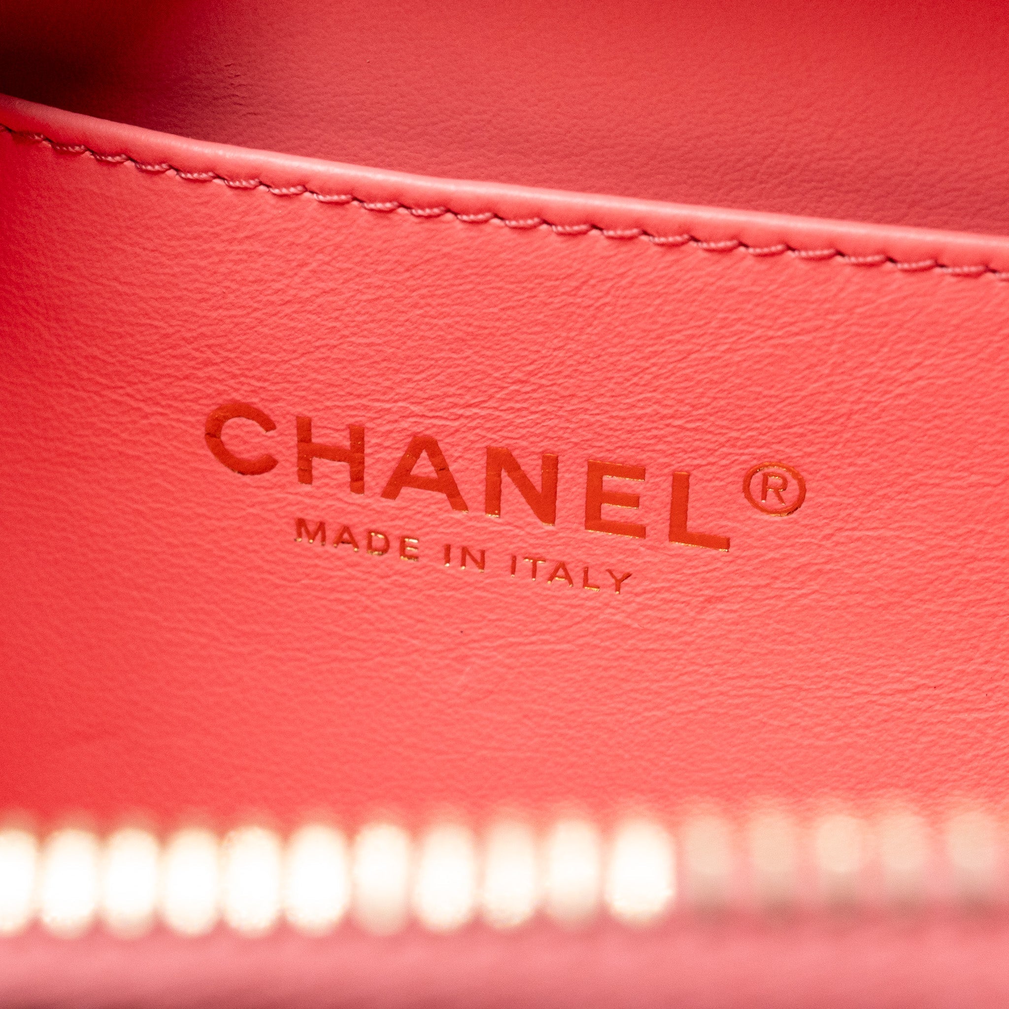 CHANEL 22S LETTER TOP HANDLE SMALL VANITY CASE CAVIAR PINK BRUSHED GHW (MICROCHIP)