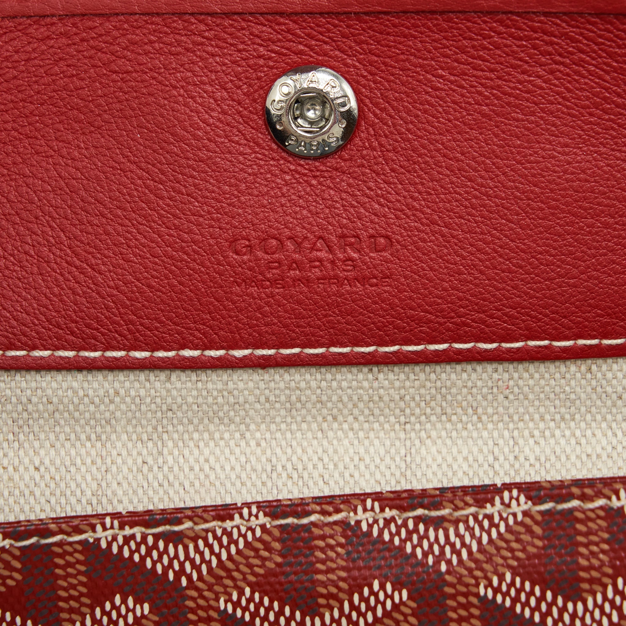 GOYARD SAINT LOUIS TOTE PM RED/MULTICOLOUR