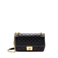 CHANEL SEASONAL FLAP BAG LAMBSKIN BLACK GHW