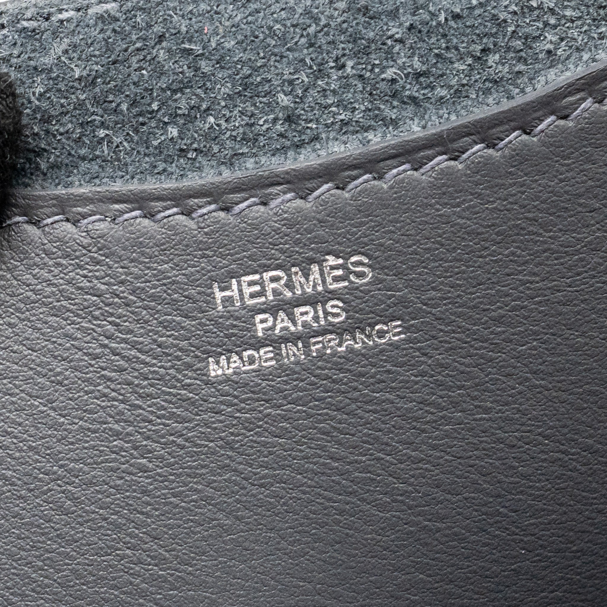 HERMES IN THE LOOP 18 CLEMENCE / SWIFT LEATHER ARDOISE WITH ARDOISEHARDWARE