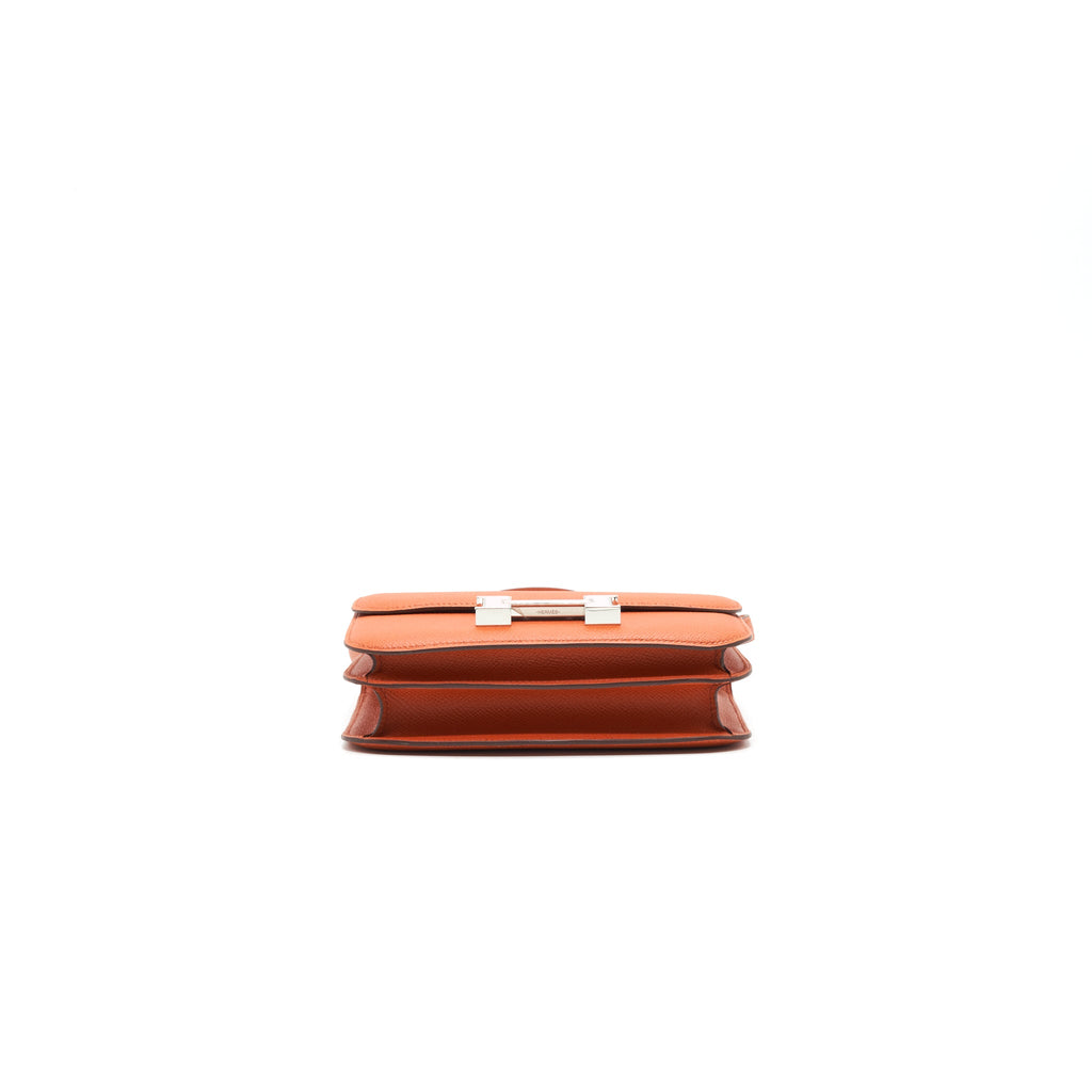 HERMES CONSTANCE MINI VEAU EPSOM TERRE BATTUE/ ROSE CONFETTI