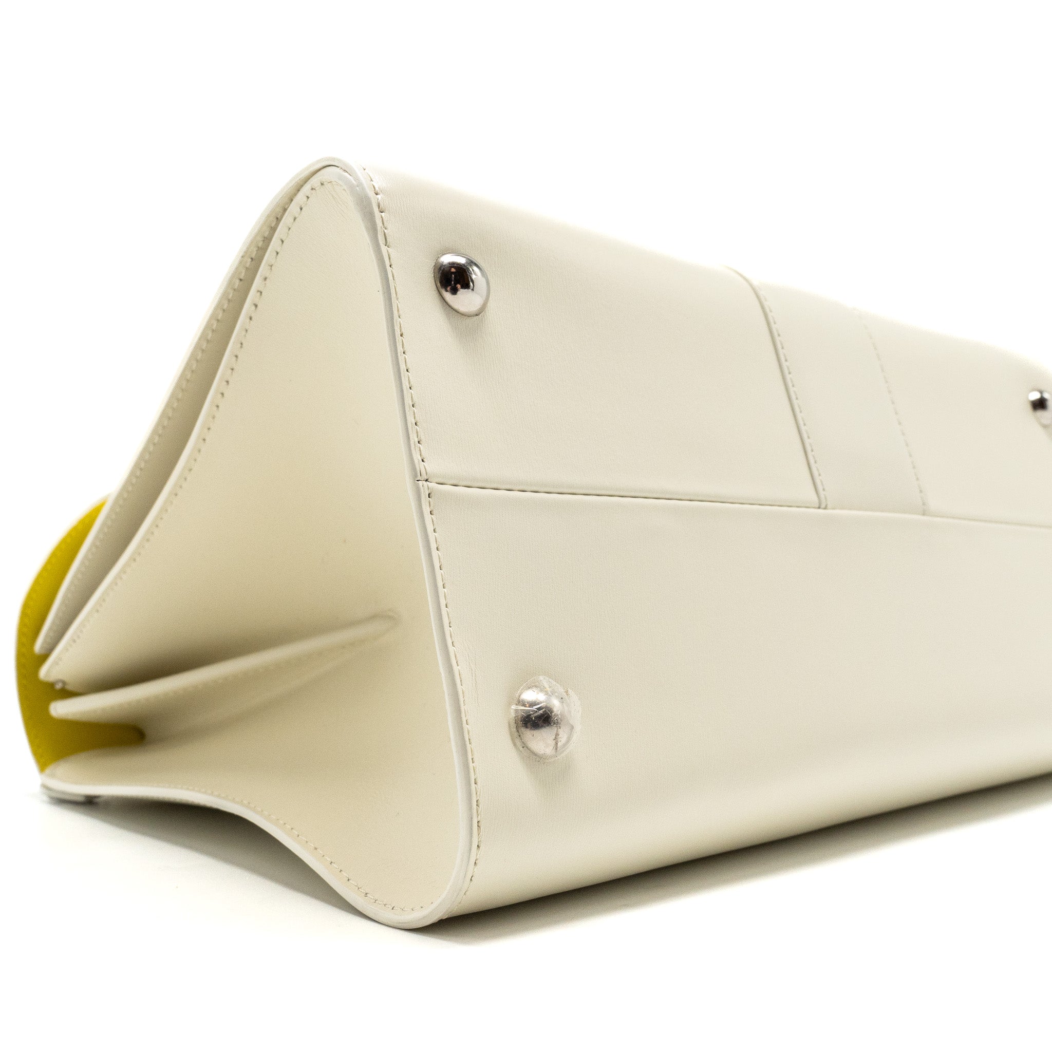 DELVAUX BRILLIANT MM MAGIC BOX CALFSKIN WHITE/MULTICOLOUR SHW
