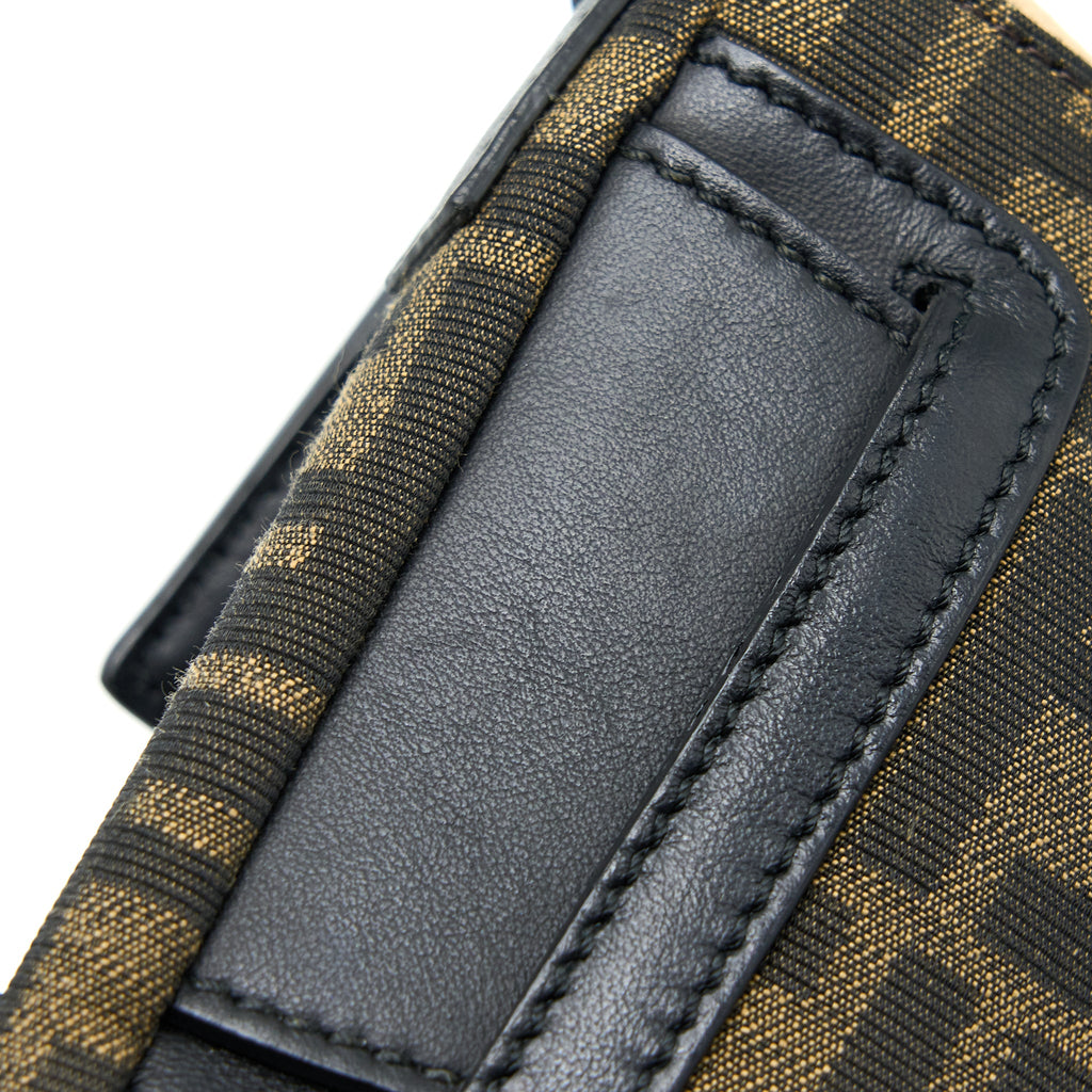 FENDI REGULAR BAGUETTE BAG FF JACQUARD CANVAS MULTICOLOUR SHW