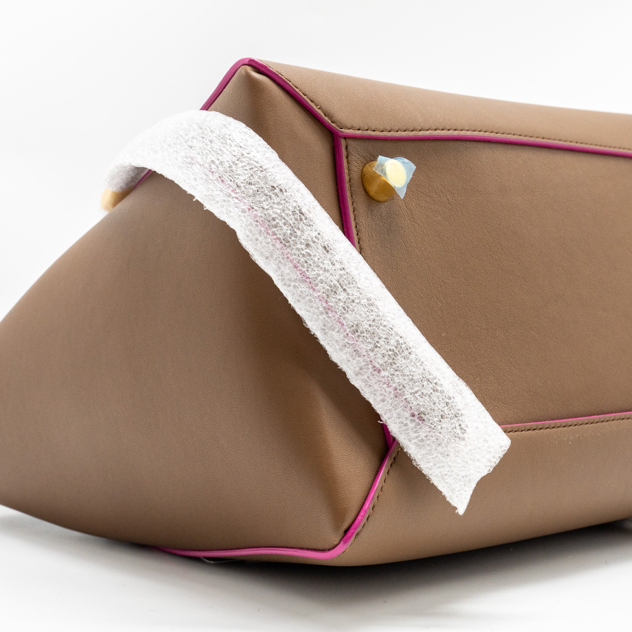 CELINE MINI BELT BAG CALFSKIN CAMEL GHW