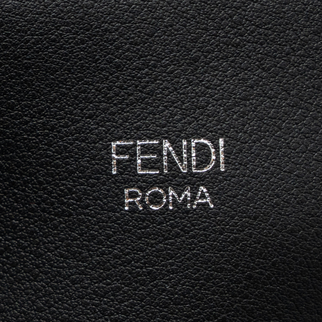FENDI BY THE WAY BACKPACK LEATHER CRYSTAL BLACK SHW