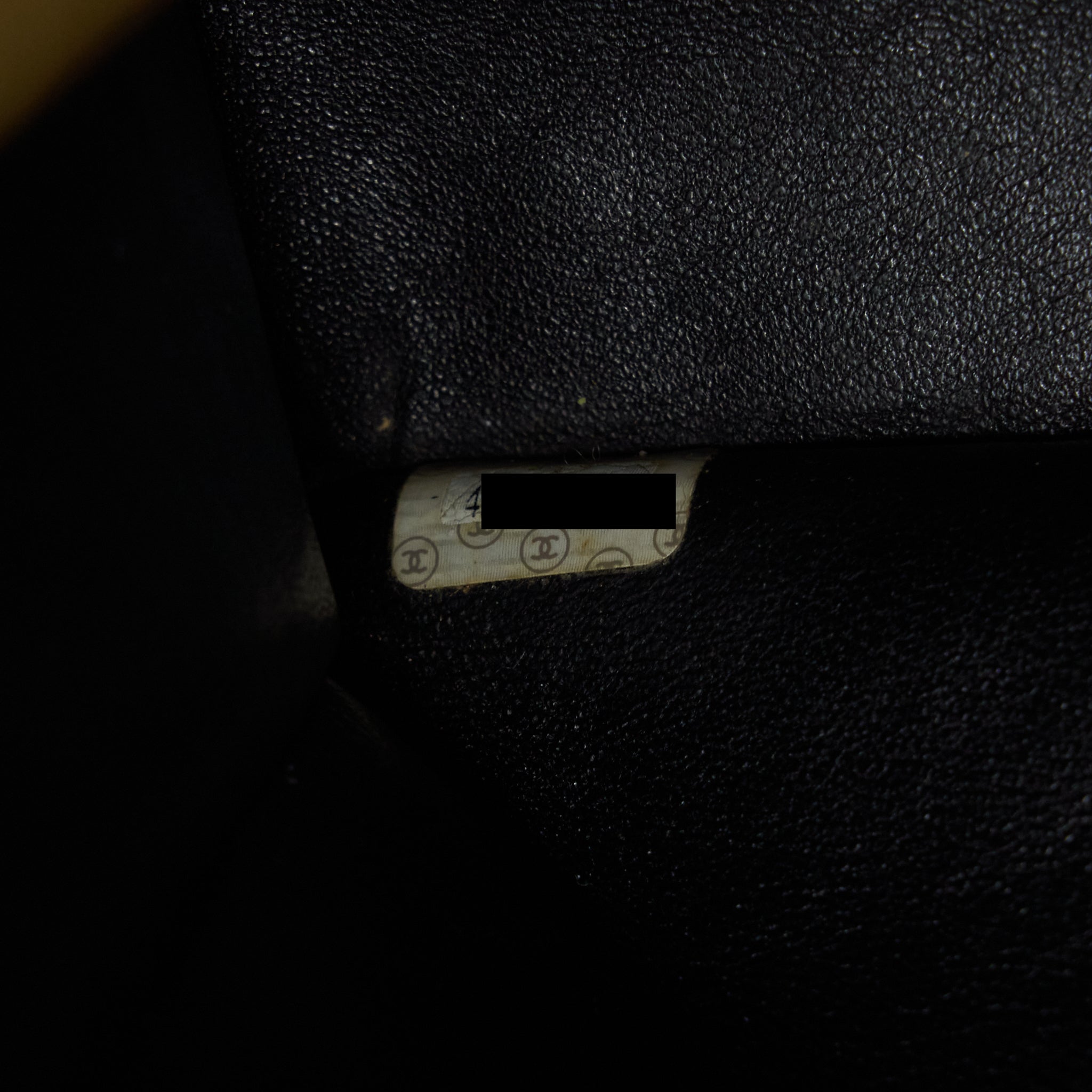 CHANEL VINTAGE CC TIMELESS SHOPPING TOTE LAMBSKIN BLACK GHW