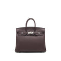 HERMES BIRKIN 25 0G ROUGE SELLIER TOGO LEATHER SHW