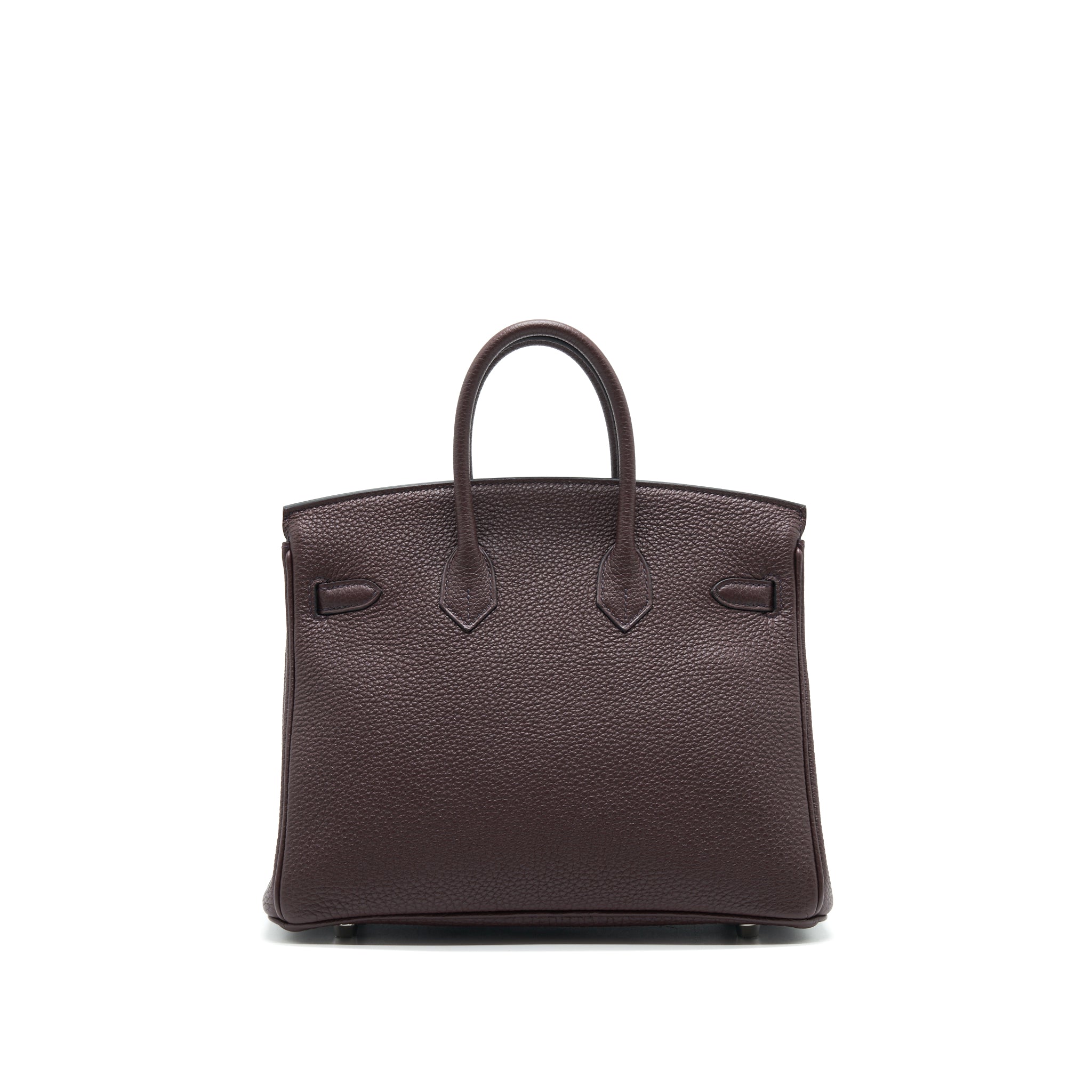 HERMES BIRKIN 25 0G ROUGE SELLIER TOGO LEATHER SHW