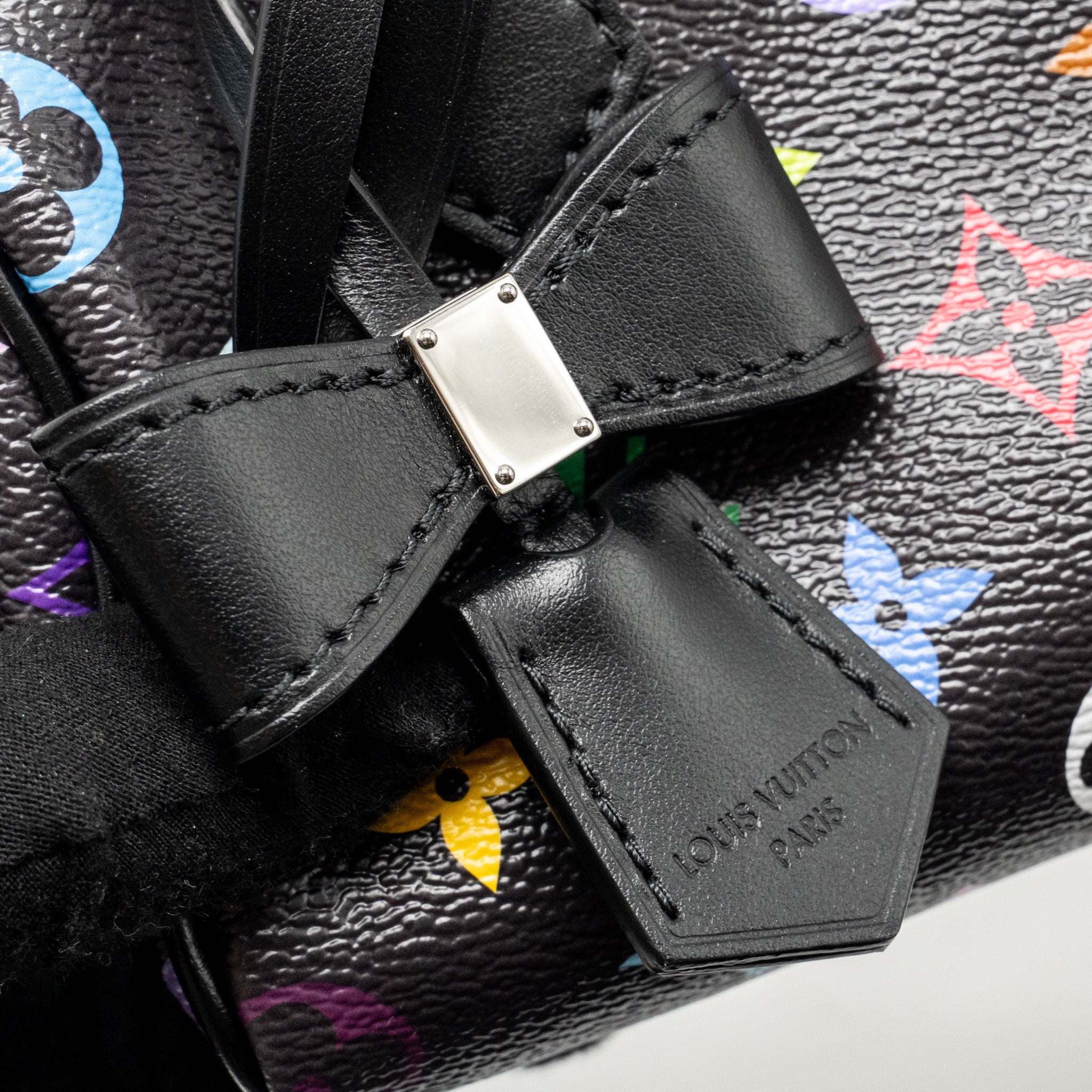 LOUIS VUITTON X TAKASHI MURAKAMI NANO SPEEDY MULTICOLOURED MONOGRAM CANVAS BLACK SHW
