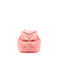 CHANEL DUMA MINI BACKPACK LAMBSKIN PINK LGHW(MICROCHIP)