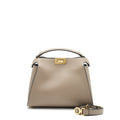 FENDI PEEKABOO BAG LIGHT GREY GHW