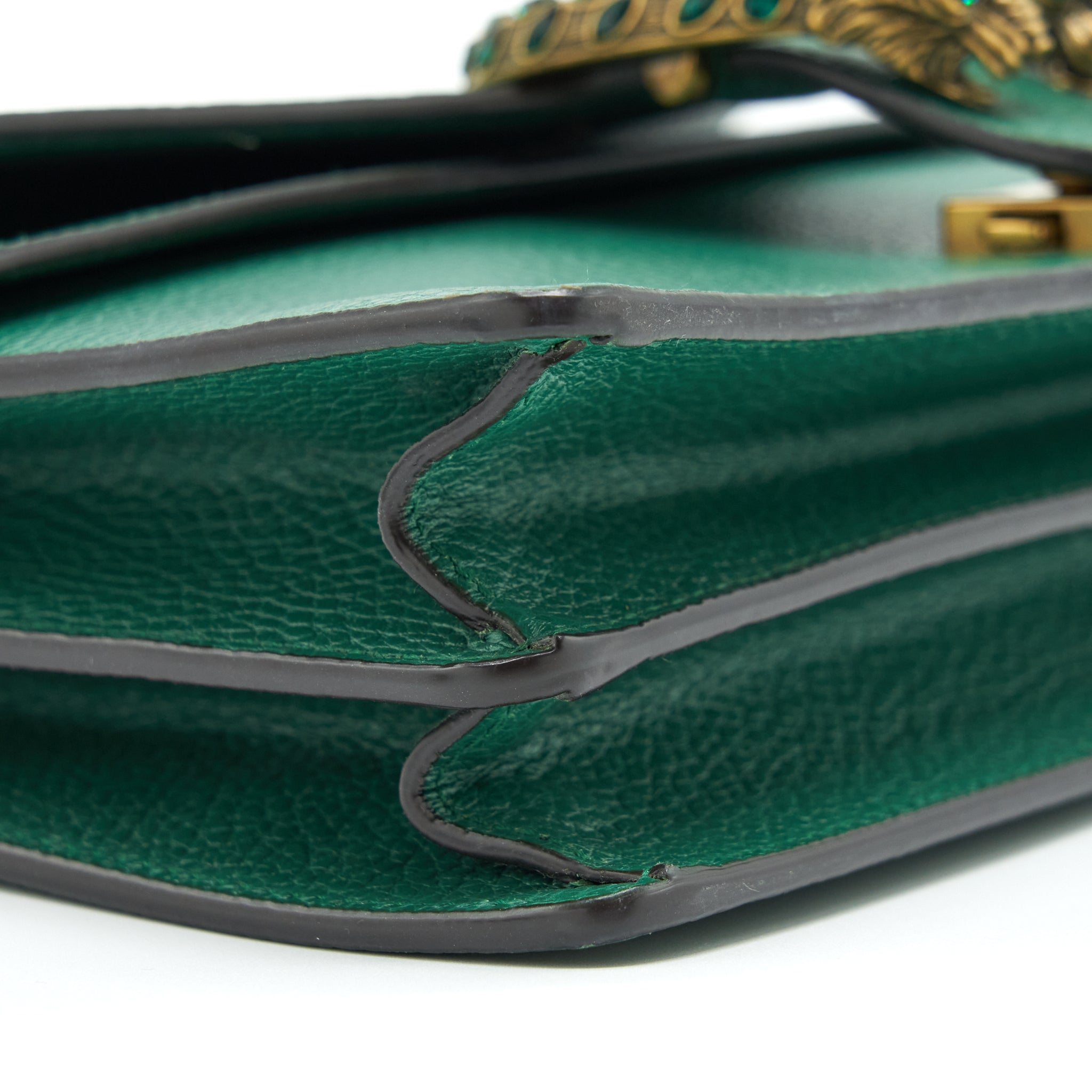 GUCCI DIONYSUS SMALL SHOULDER BAG GREEN WITH MULTICOLOUR HARDWARE