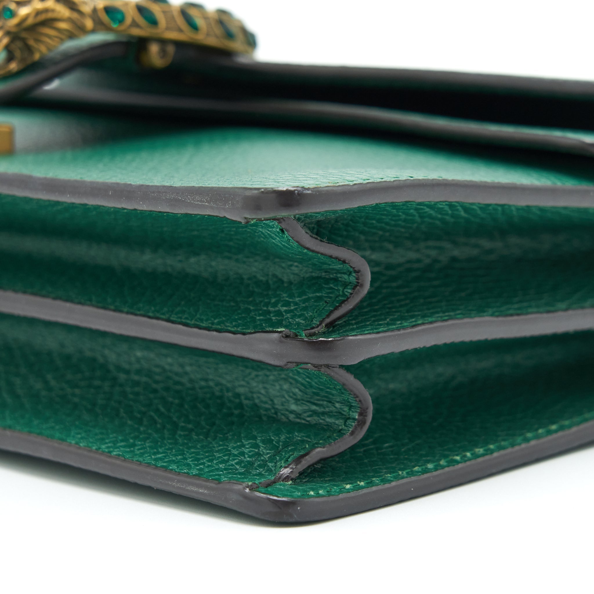 GUCCI DIONYSUS SMALL SHOULDER BAG GREEN WITH MULTICOLOUR HARDWARE