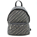 DIOR RIDER BACKPACK BEIGE AND BLACK DIOR OBLIQUE JACQUARD