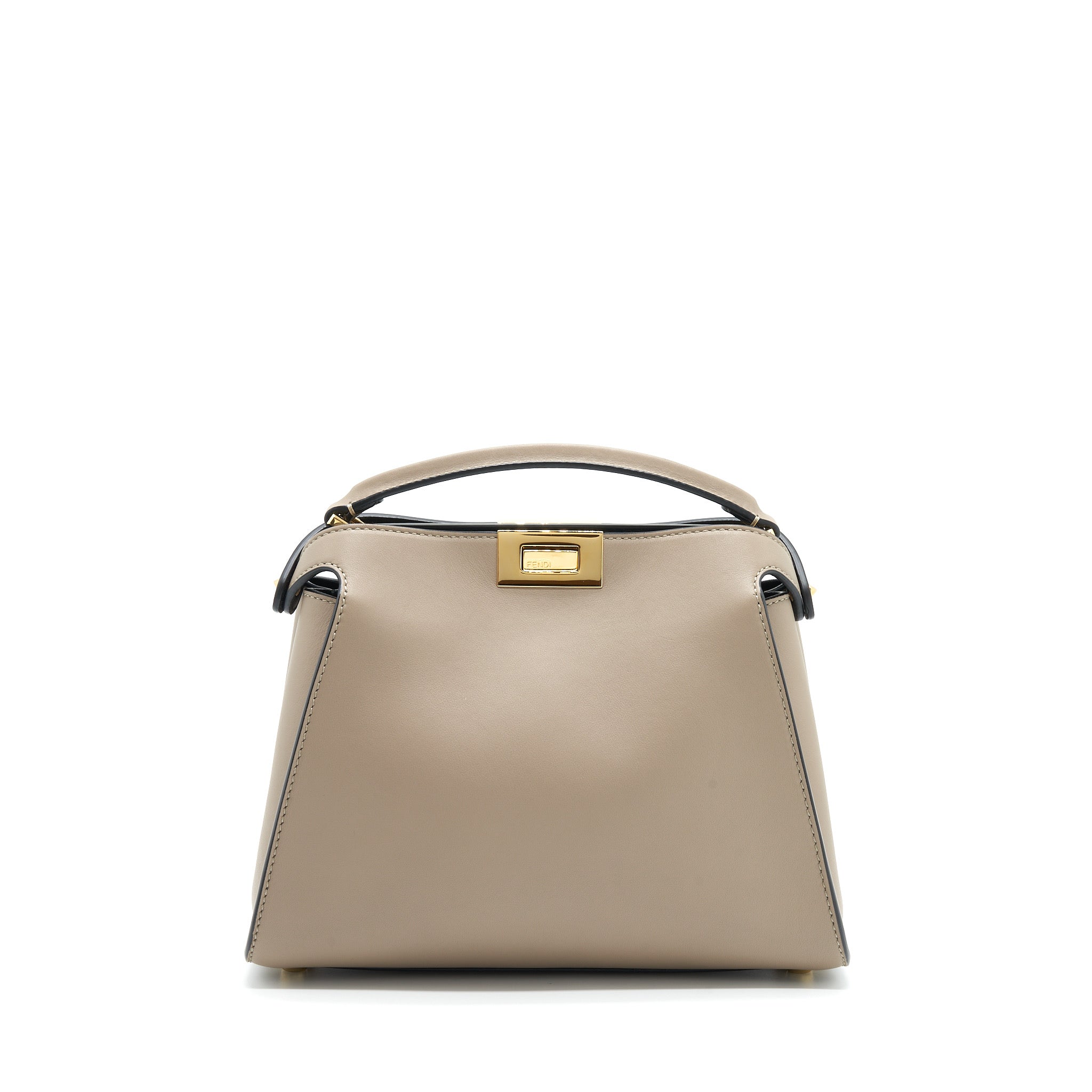 FENDI PEEKABOO BAG LIGHT GREY GHW