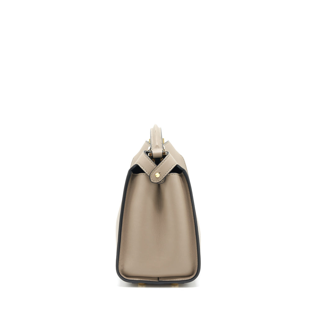 FENDI PEEKABOO BAG LIGHT GREY GHW