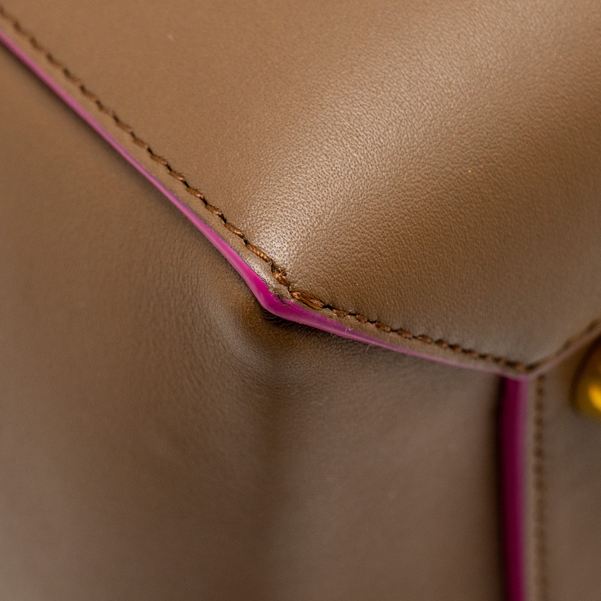 CELINE MINI BELT BAG CALFSKIN CAMEL GHW