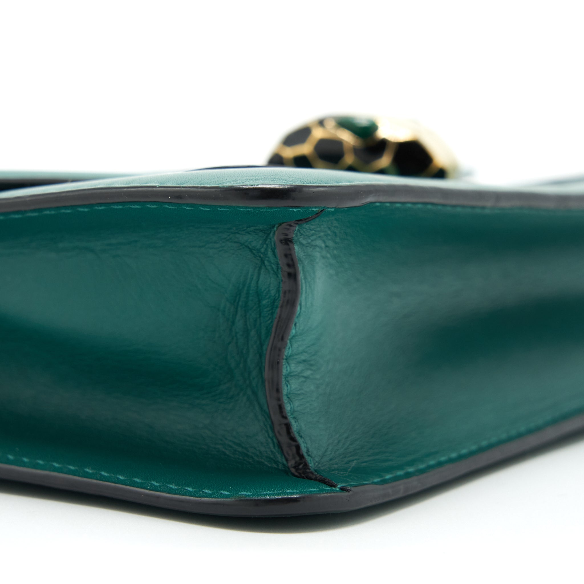BVLGARI SERPENTI CROSSCODY BAG GREEN