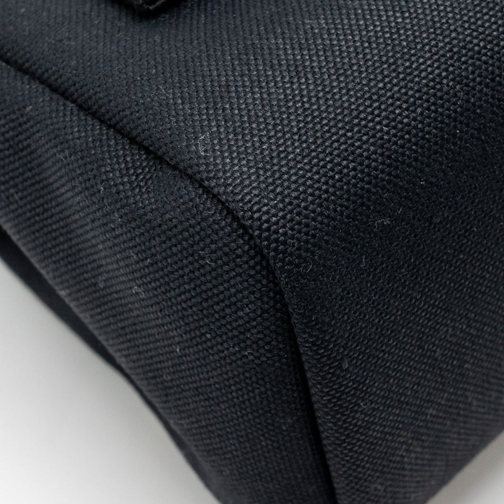 HERMES HERBAG 31 ZIP BAG CANVAS / HUNTER BLACK SHW