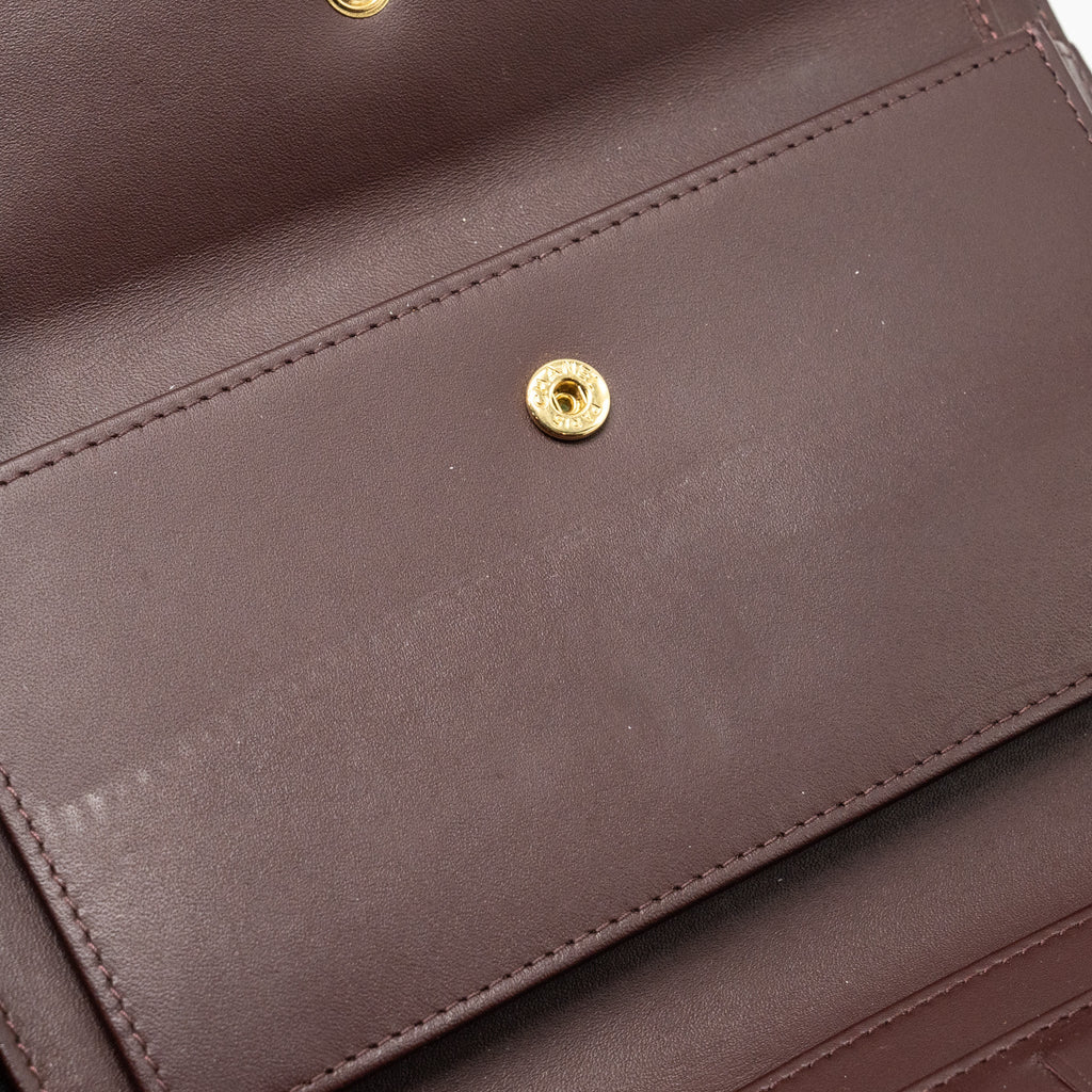 CHANEL CLASSIC FLAP LONG WALLET CAVIAR BLACK GHW