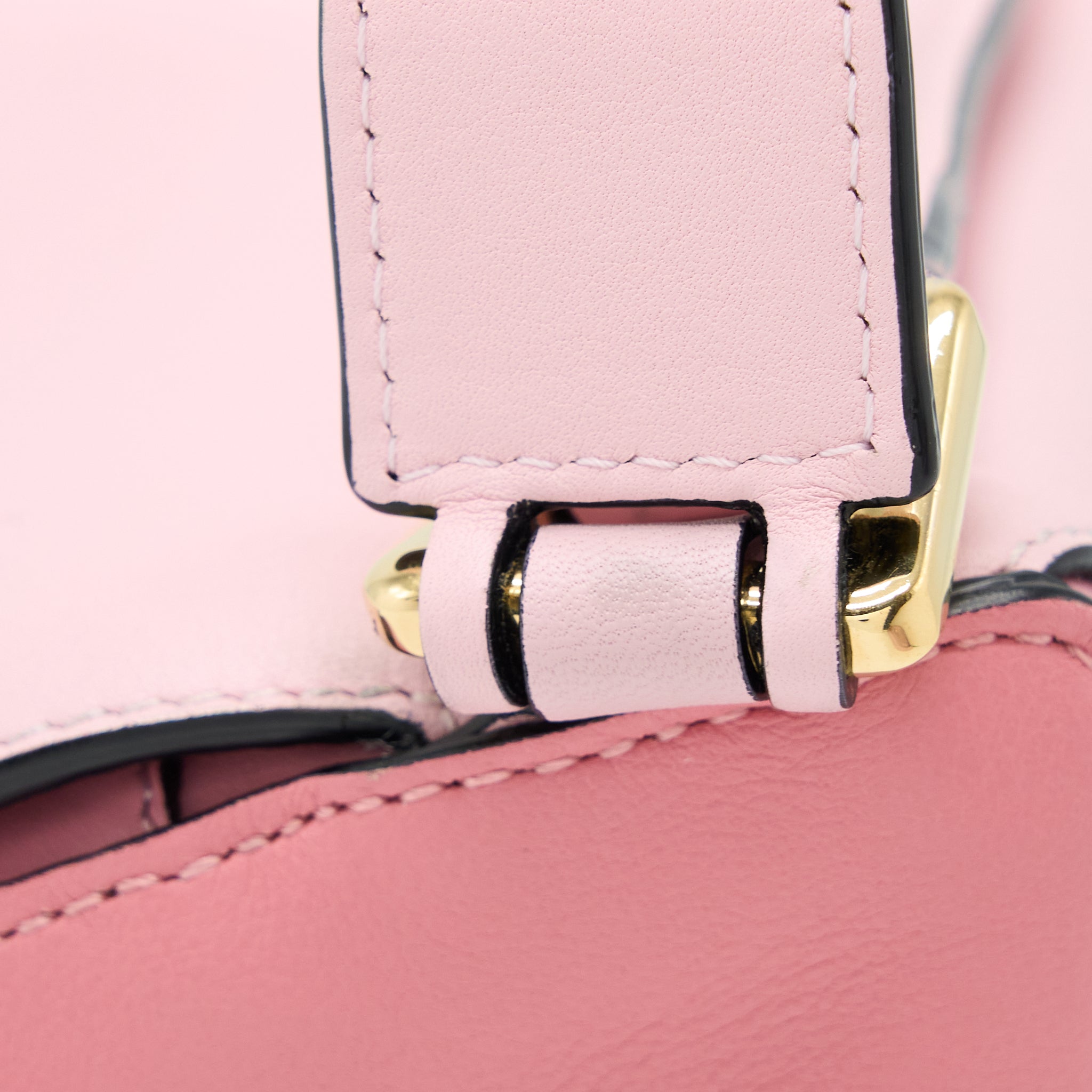 LOEWE SMALL PUZZLE BAG CALFSKIN MULTICOLOUR BLOCK GHW