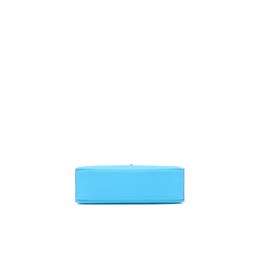 HERMES KELLY POCHETTE SWIFT P3 BLUE DE NORD SHW