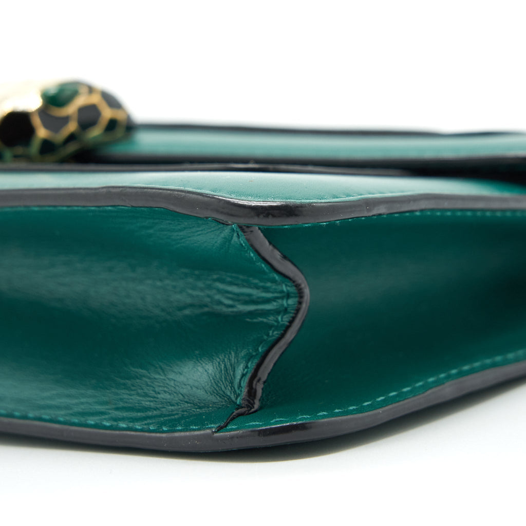 BVLGARI SERPENTI CROSSCODY BAG GREEN