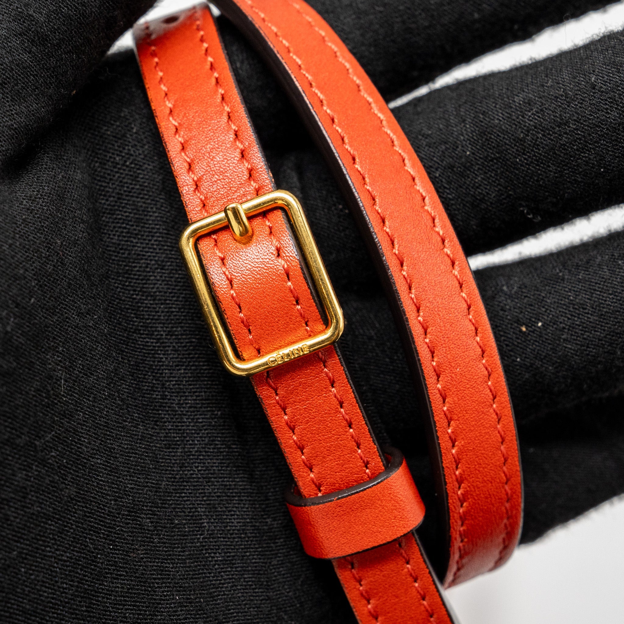 CELINE TROUTTEUR BAG LEATHER RED GHW