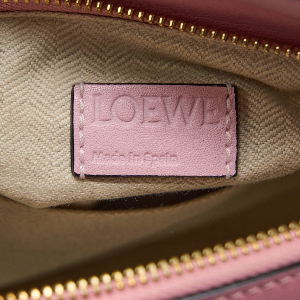 LOEWE SMALL PUZZLE BAG CALFSKIN MULTICOLOUR BLOCK GHW