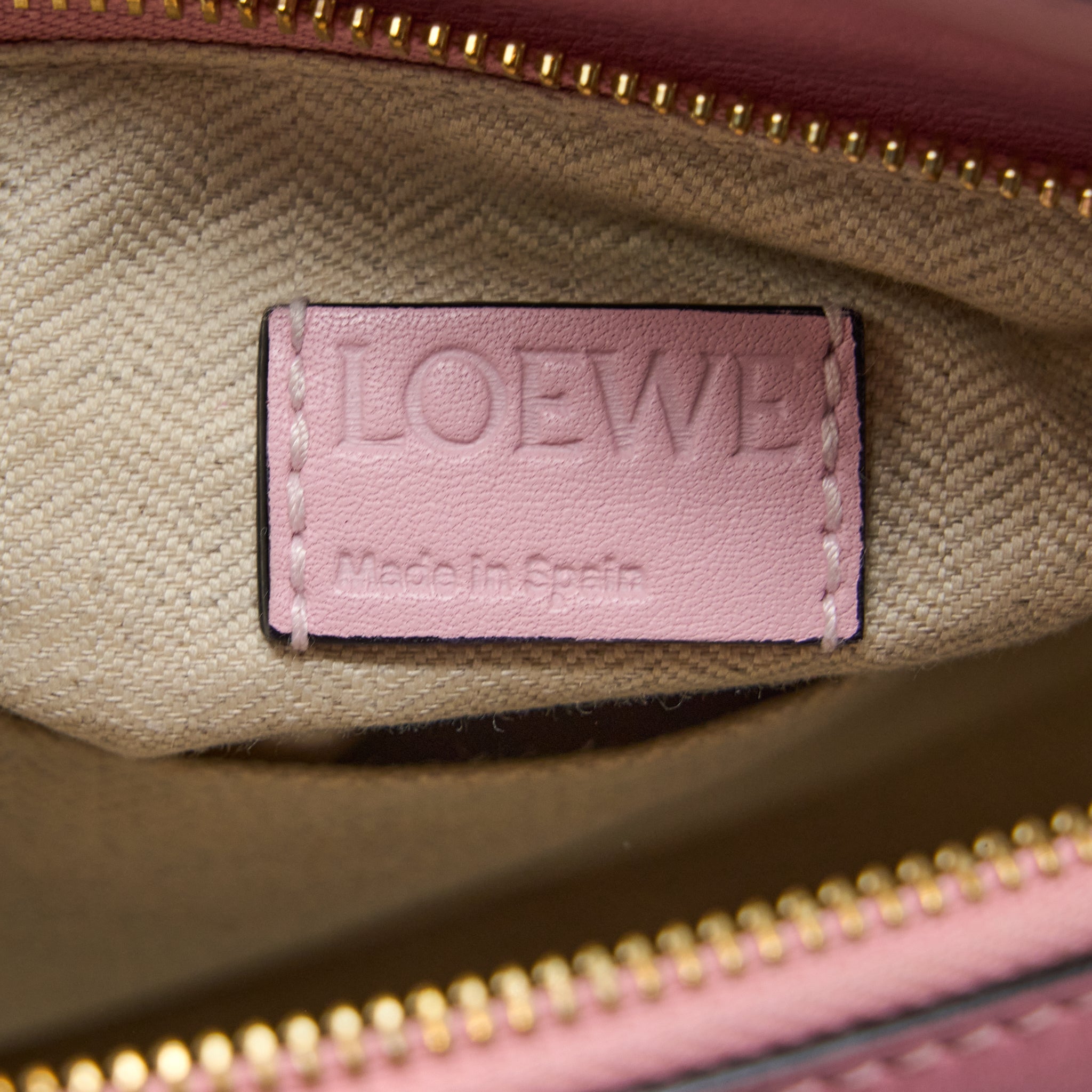 LOEWE SMALL PUZZLE BAG CALFSKIN MULTICOLOUR BLOCK GHW