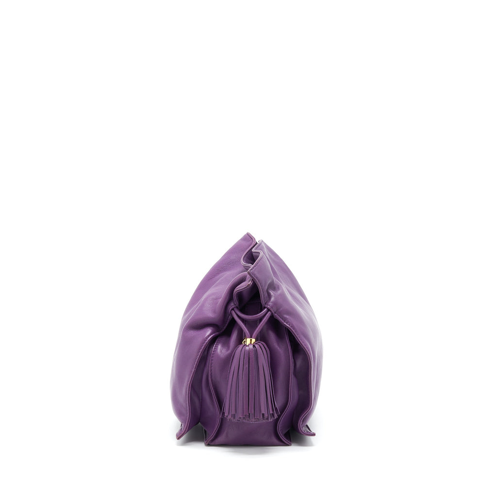 LOEWE FLAMENCO BAG PURPLE GHW