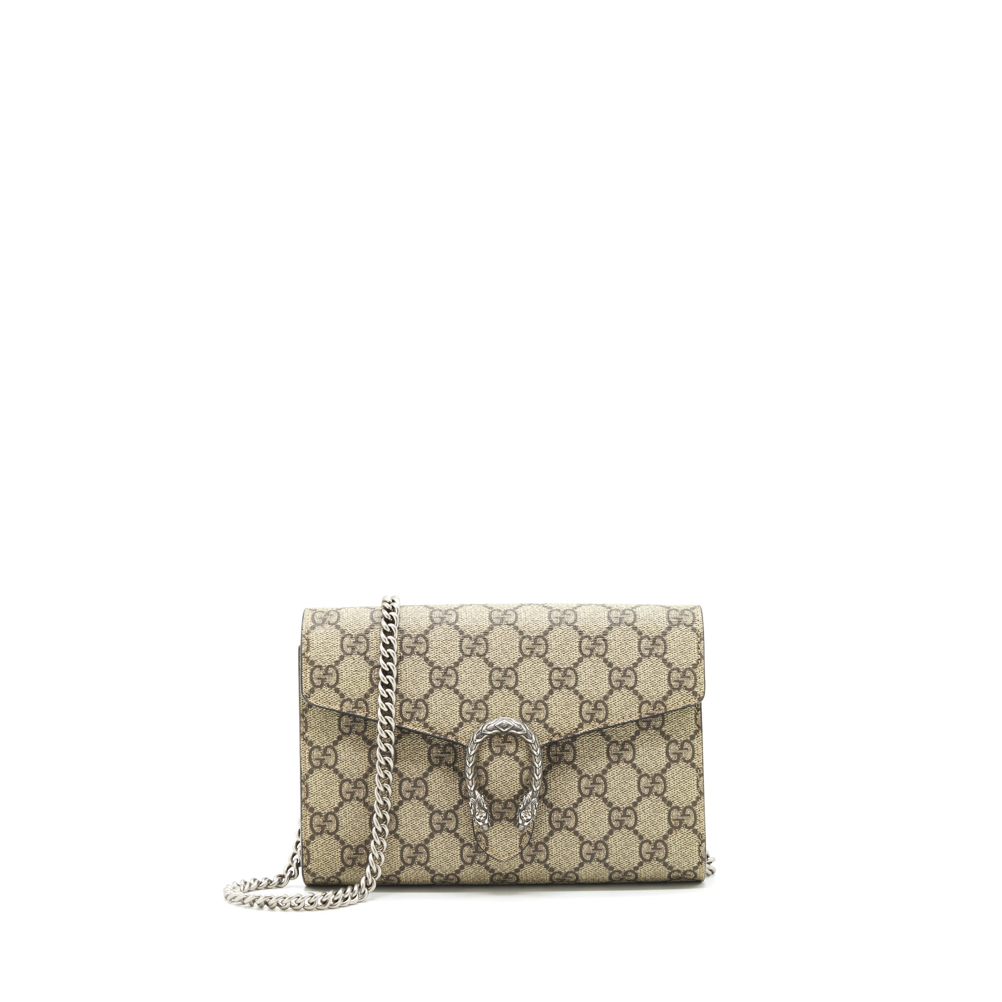 GUCCI DIONYSUS GG SUPREME CHAIN WALLET SHW
