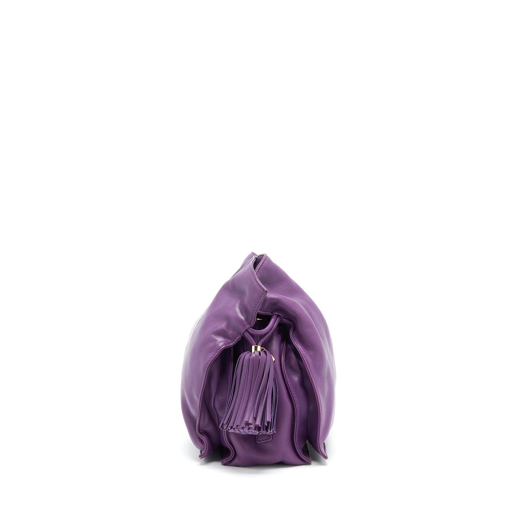 LOEWE FLAMENCO BAG PURPLE GHW