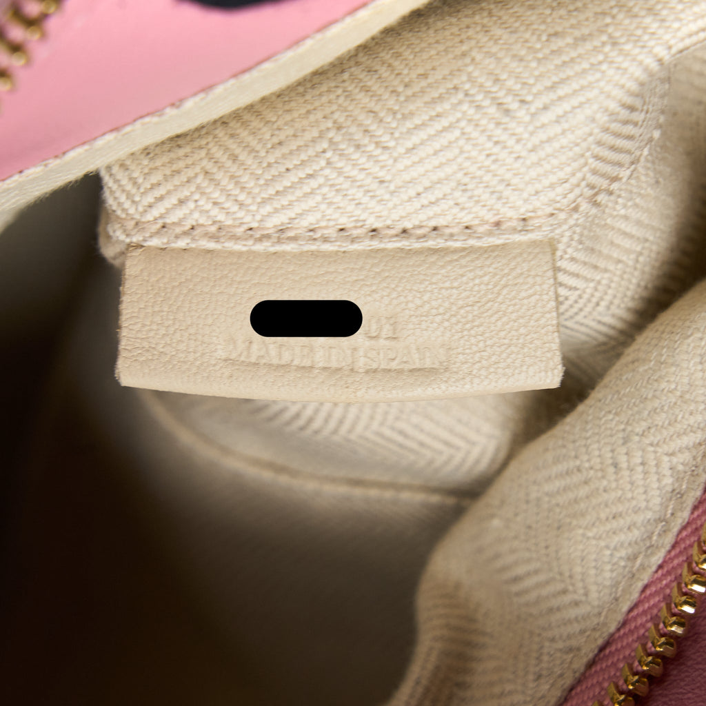 LOEWE SMALL PUZZLE BAG CALFSKIN MULTICOLOUR BLOCK GHW