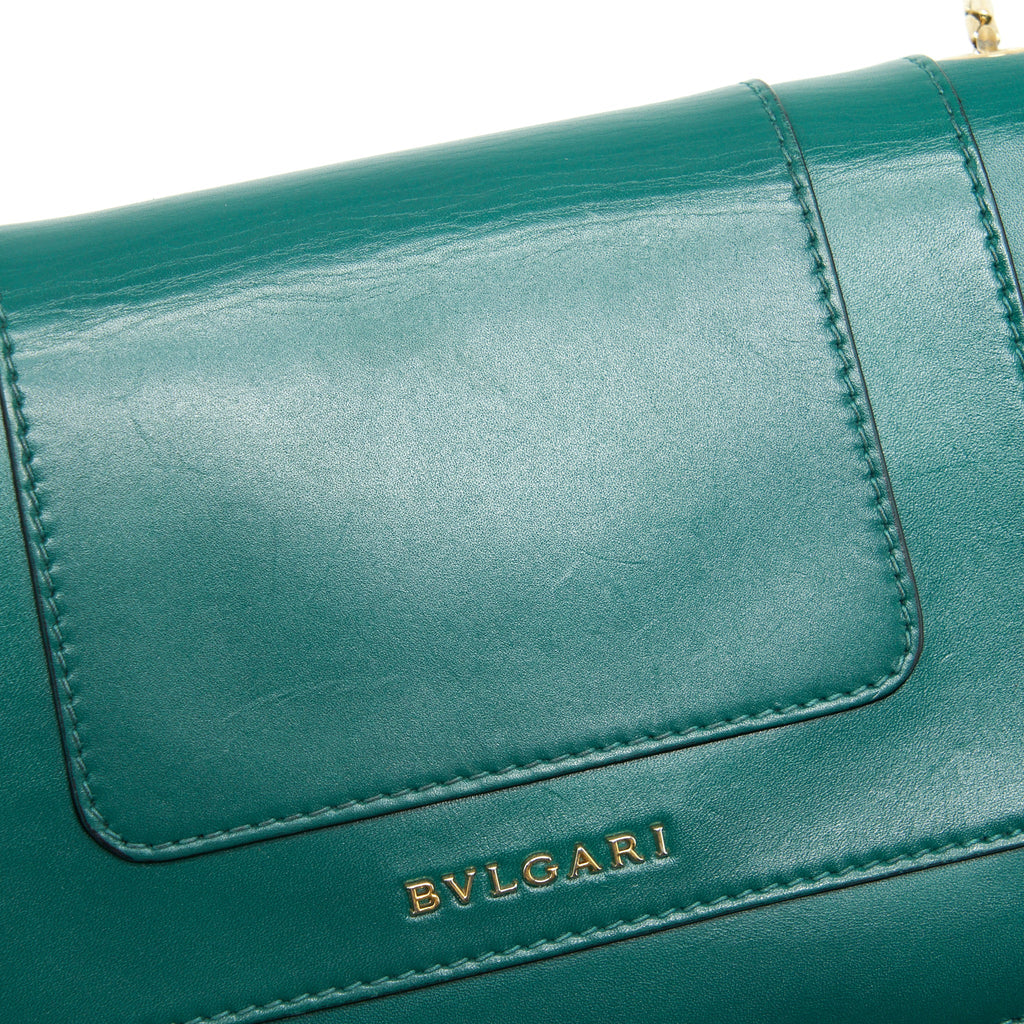 BVLGARI SERPENTI CROSSCODY BAG GREEN