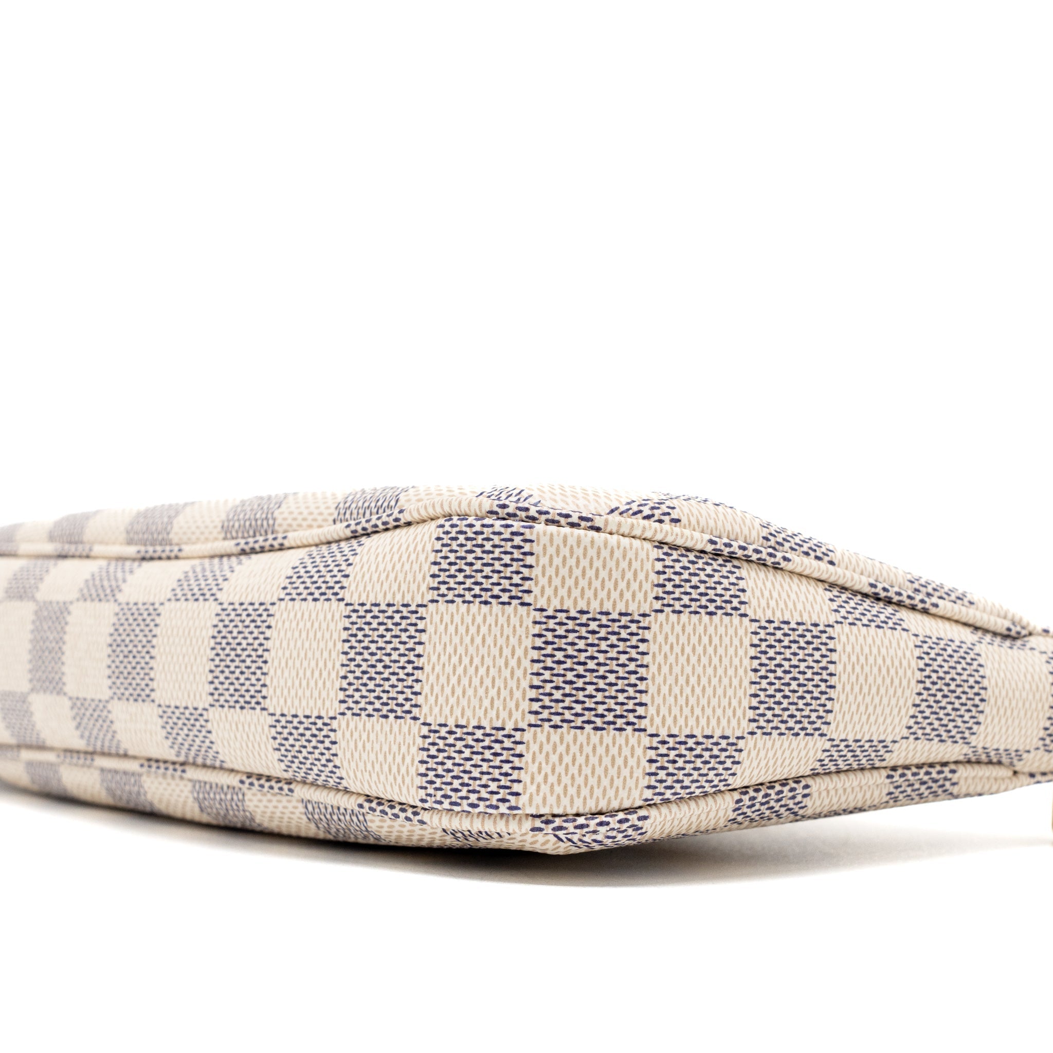 LOUIS VUITTON POCHETTE ACCESSORIES DAMIER AZUR CANVAS GHW (NEW VERSION)