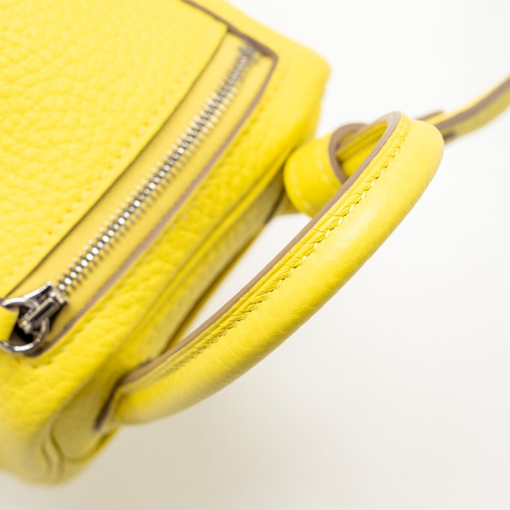HERMES MINI LINDY CLEMENCE LIME SHW