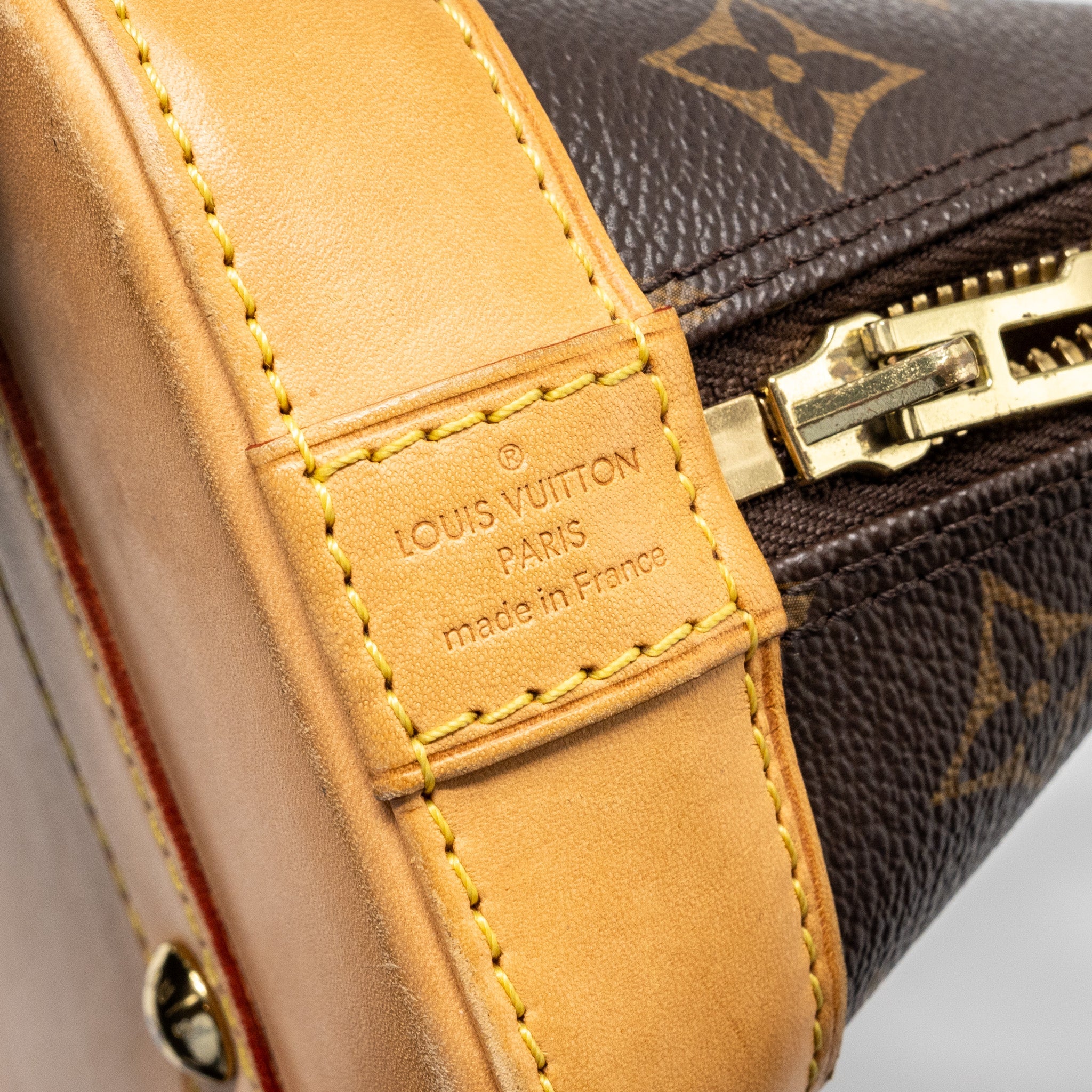 LOUIS VUITTON ALMA BB MONOGRAM CANVAS GHW