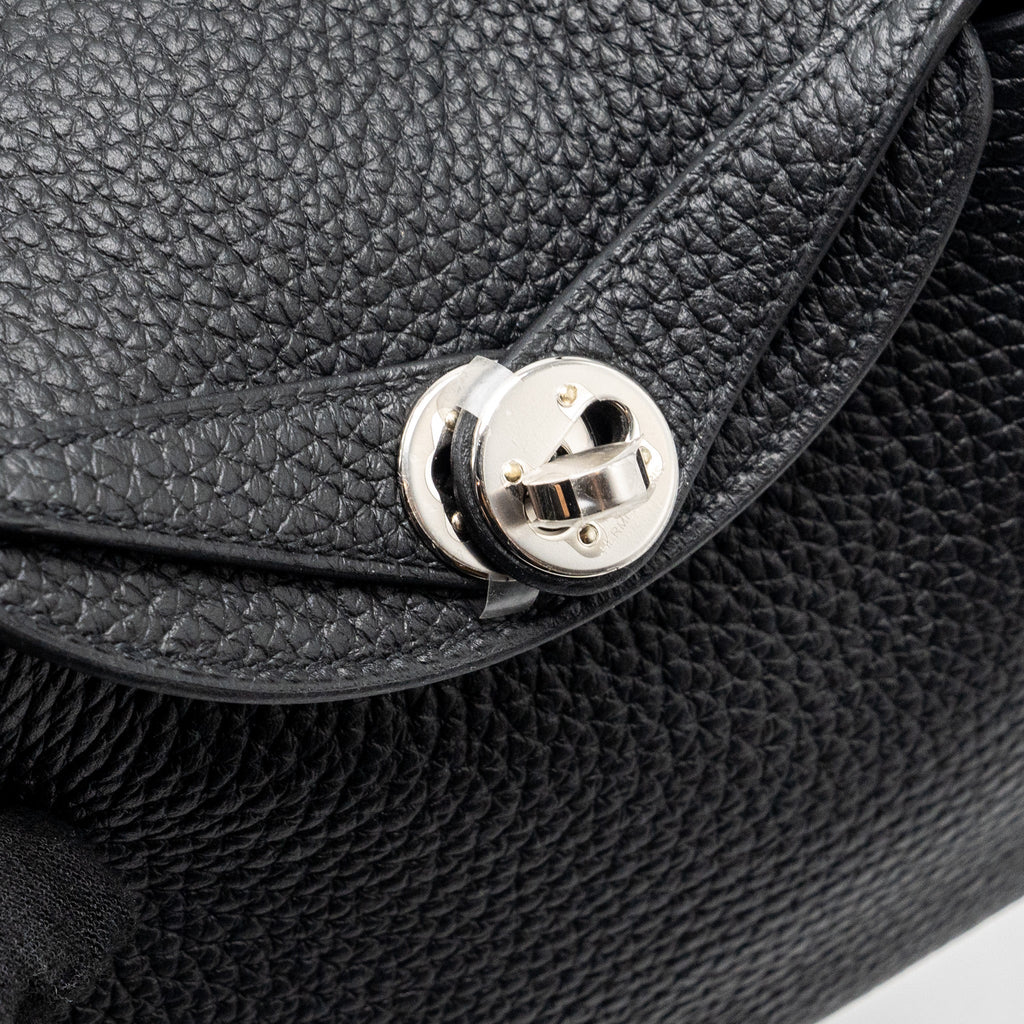 HERMES MINI LINDY CLEMENCE BLACK SHW