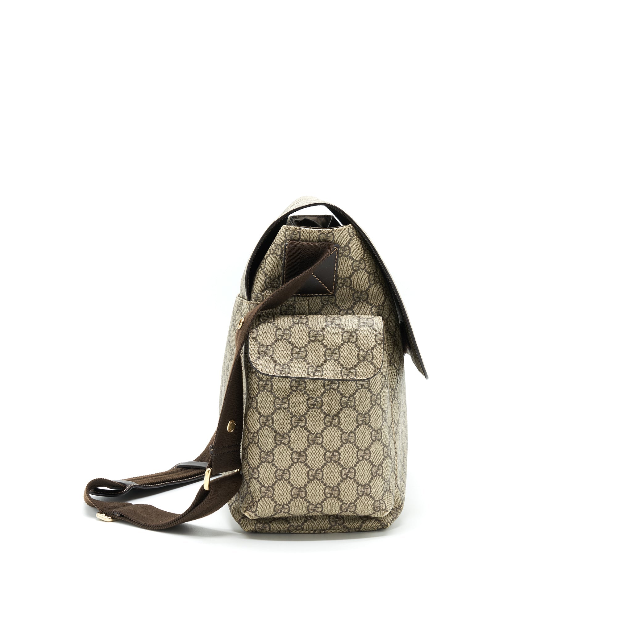 GUCCI GG SUPREME CANVAS DIAPER BAG