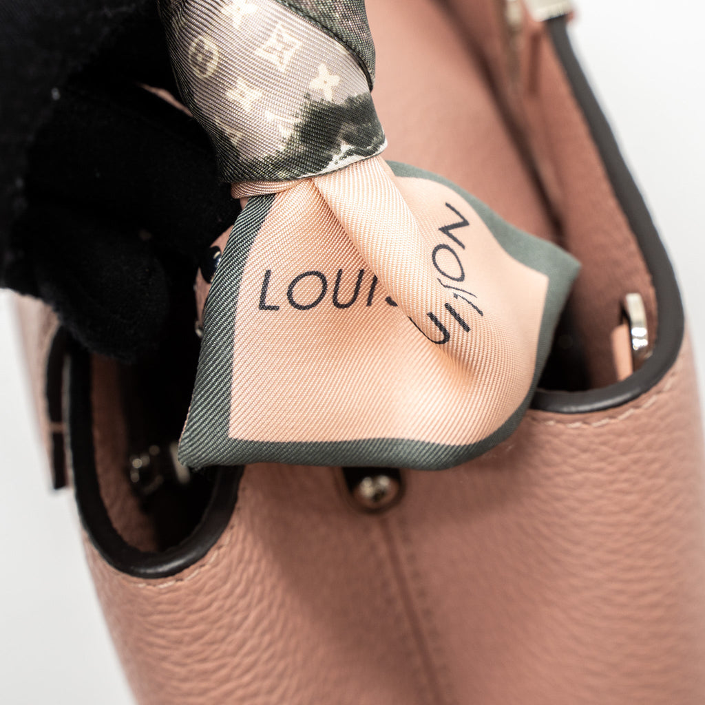 LOUIS VUITTON CAPUCINES BB TAURILLON CALFSKIN LIGHT PINK SHW
