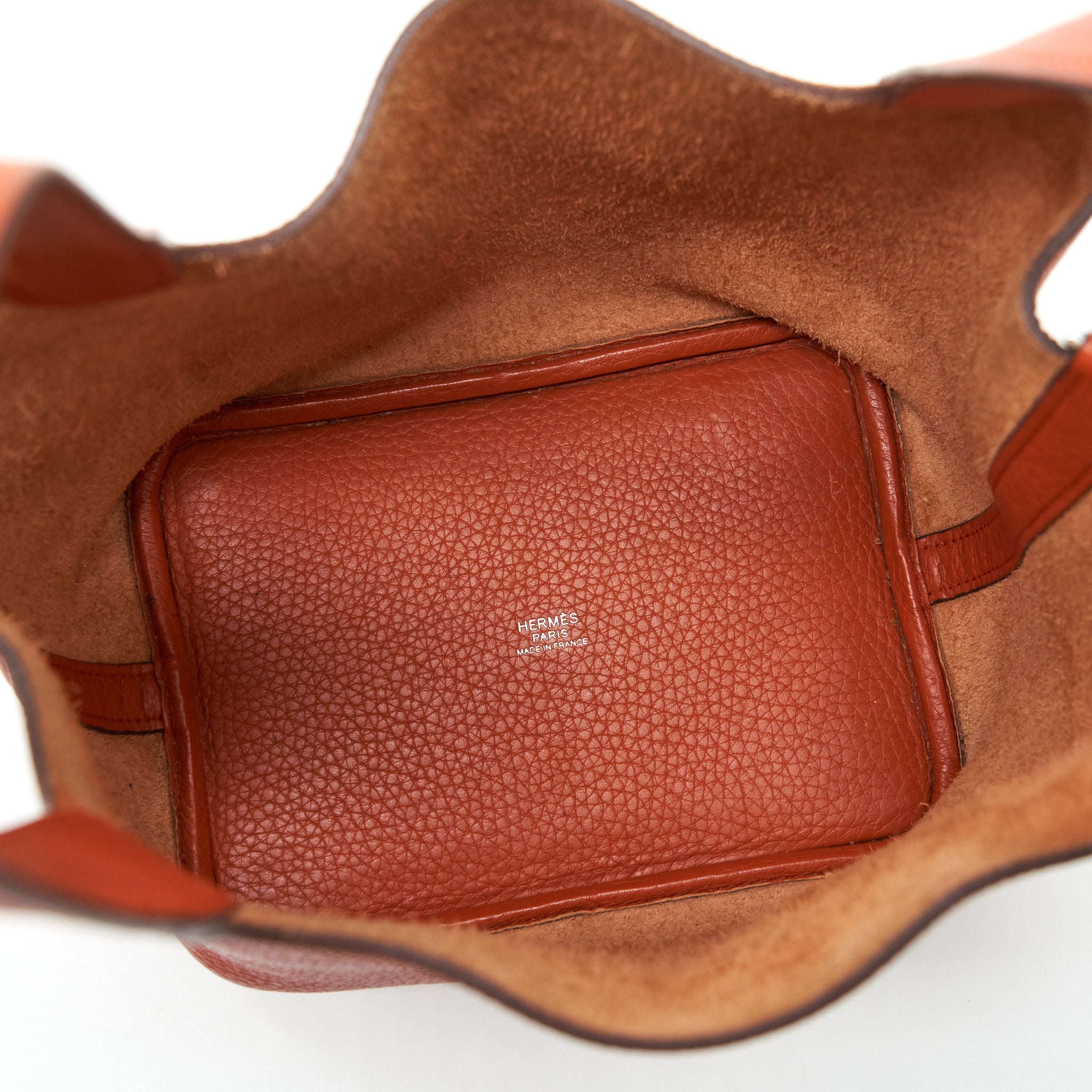 HERMES PICOTIN 18 LOCK BAG ORANGE SHW