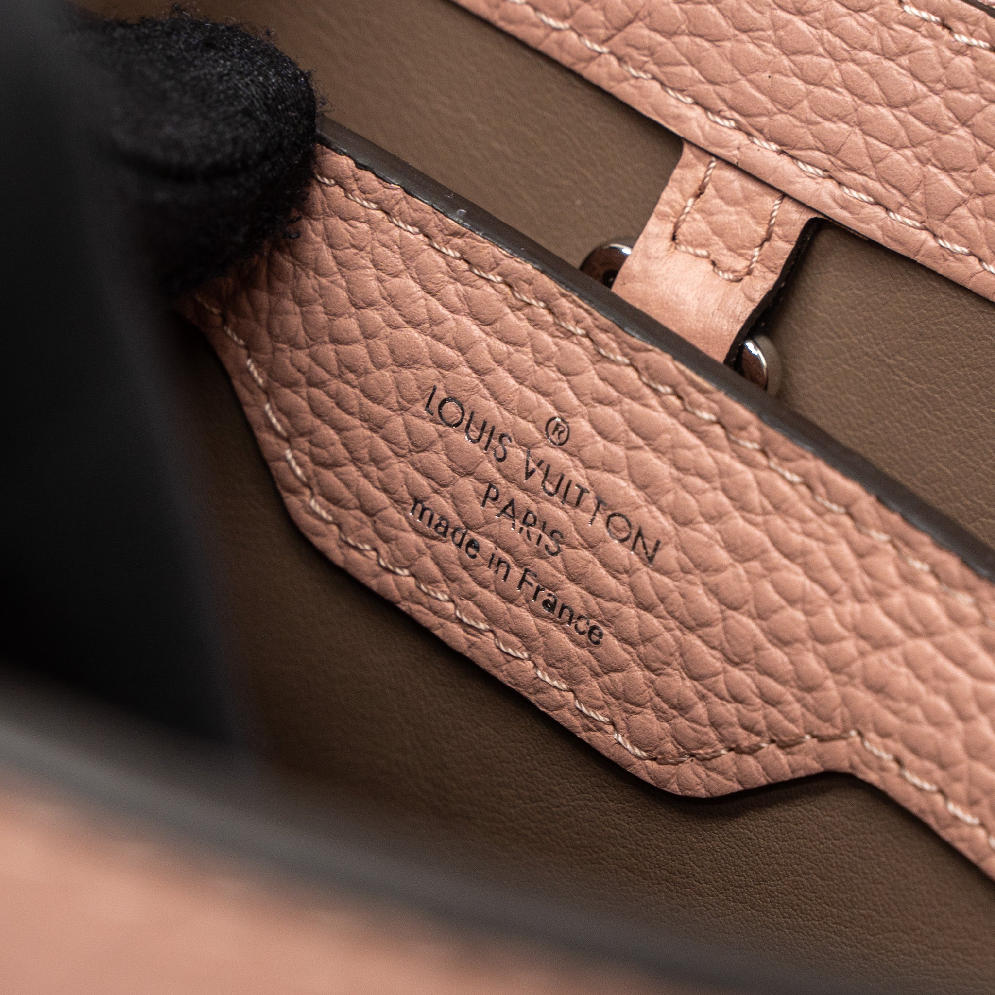 LOUIS VUITTON CAPUCINES BB TAURILLON CALFSKIN LIGHT PINK SHW