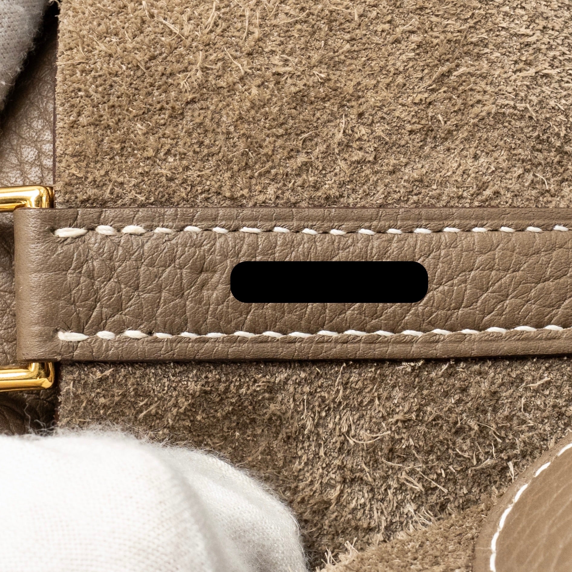 HERMES PICOTIN 22 LOCK BAG CLEMENCE ETOUPE GHW