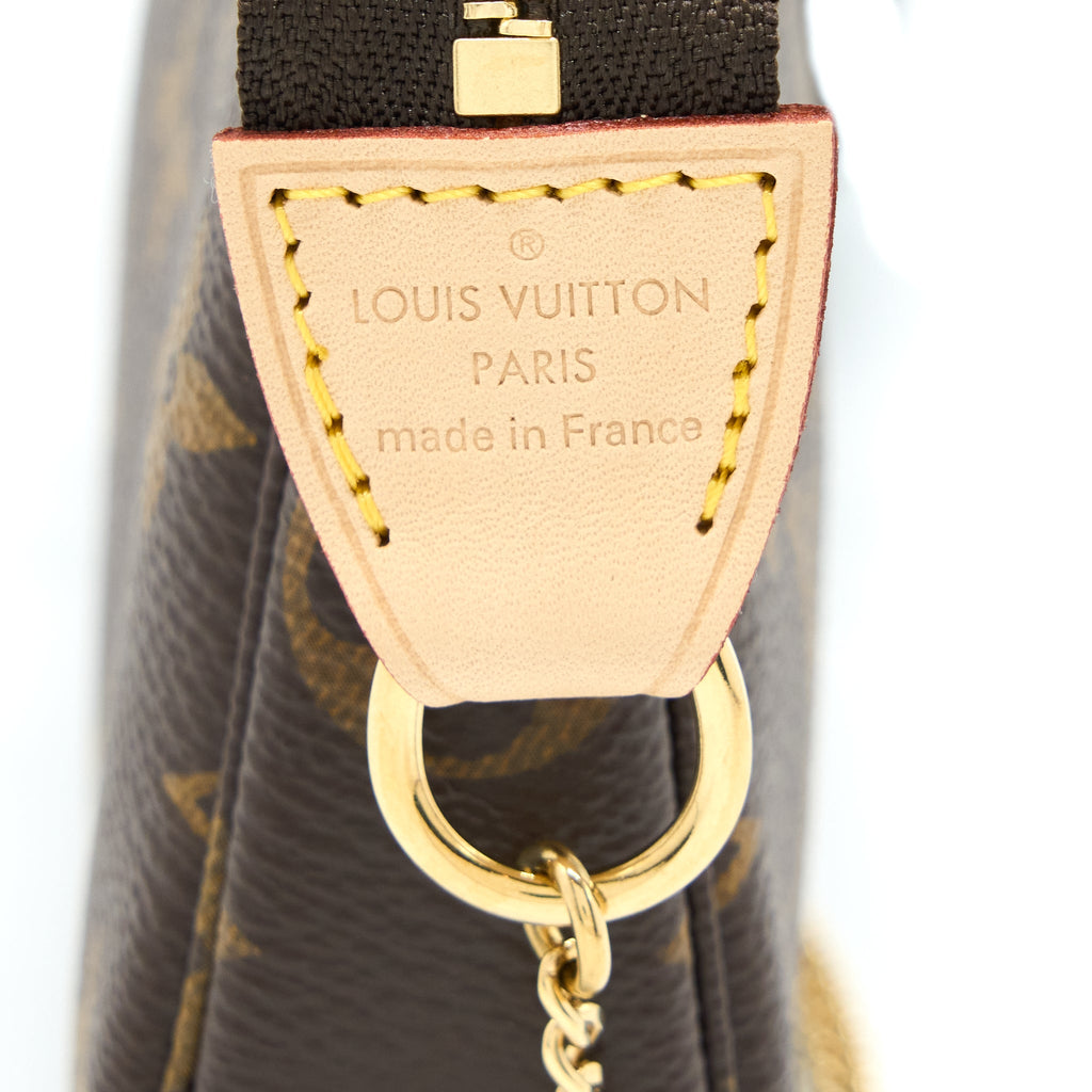 LOUIS VUITTON MINI POCHETTE MONOGRAM CANVAS GHW