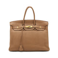 HERMES BIRKIN 35 TOGO BROWN GHW