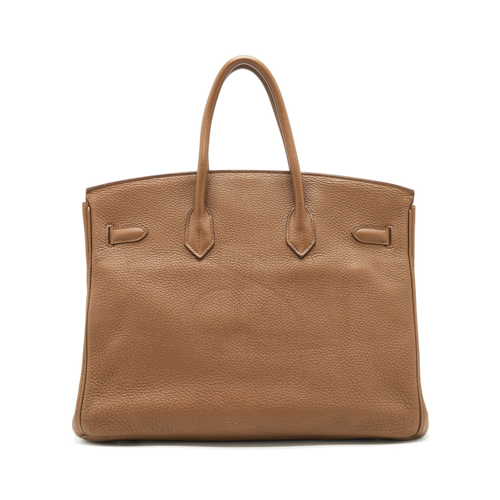 HERMES BIRKIN 35 TOGO BROWN GHW