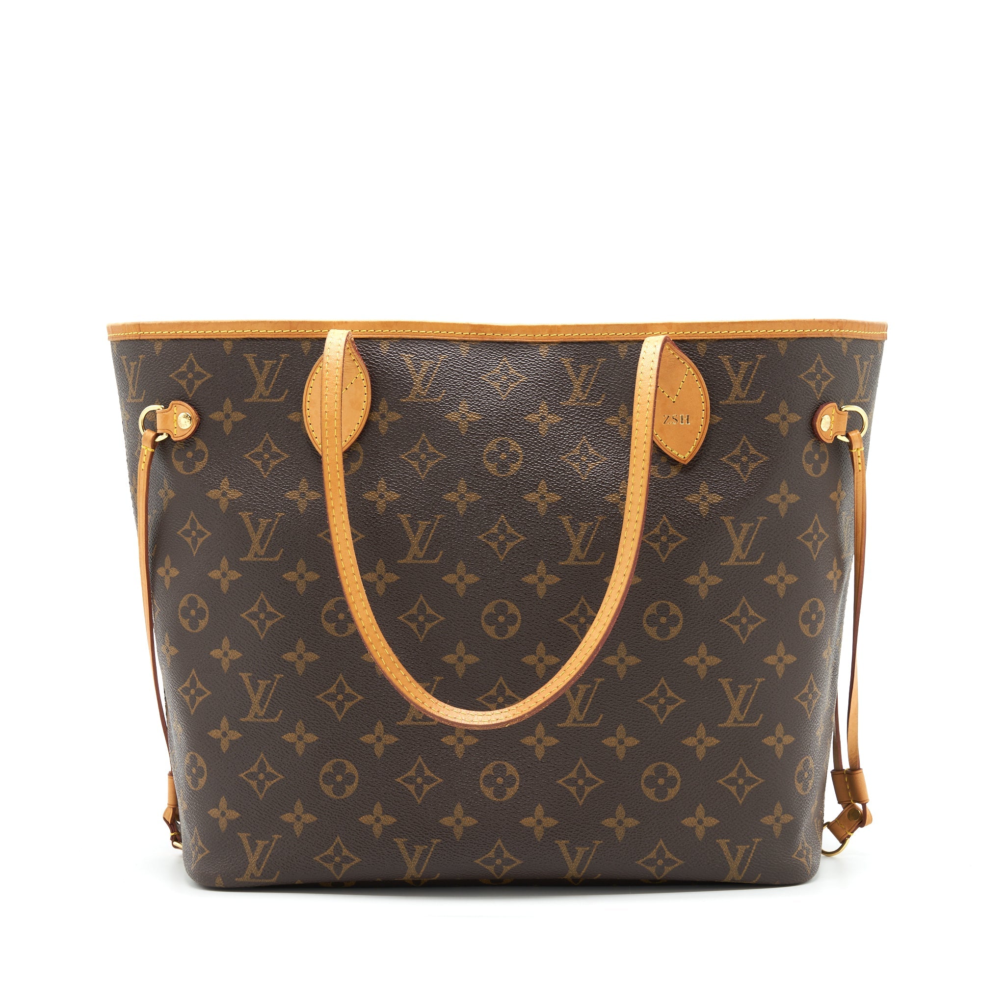 LOUIS VUITTON NEVERFULL MM MONOGRAM CANVAS BEIGE