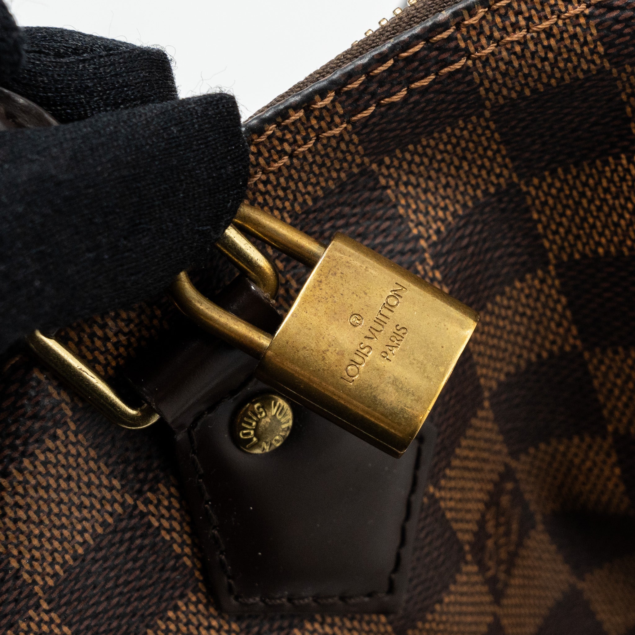 LOUIS VUITTON SPEEDY BANDOULIERE 30 DAMIER EBENE GHW